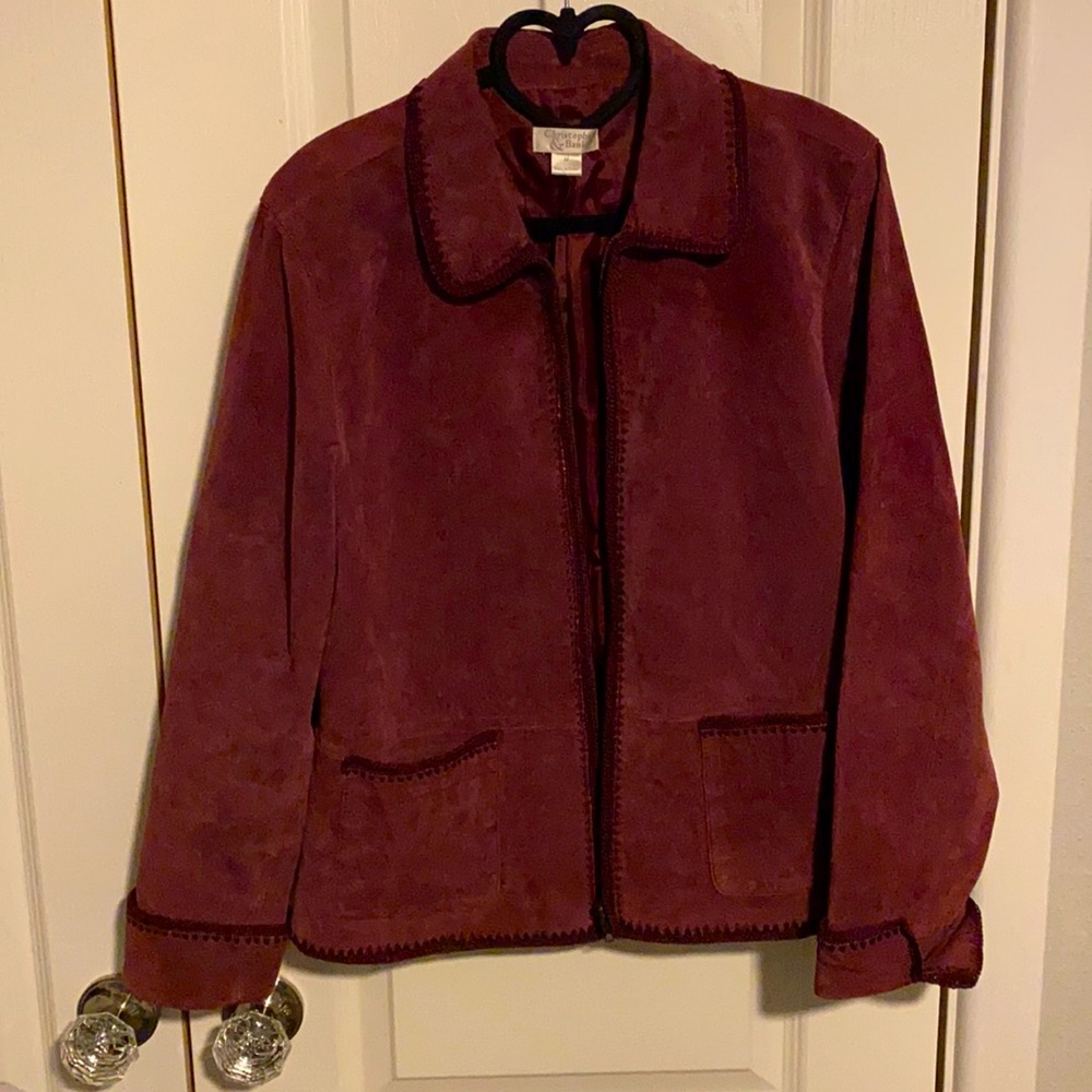 Christopher & Banks Leather Jacket
